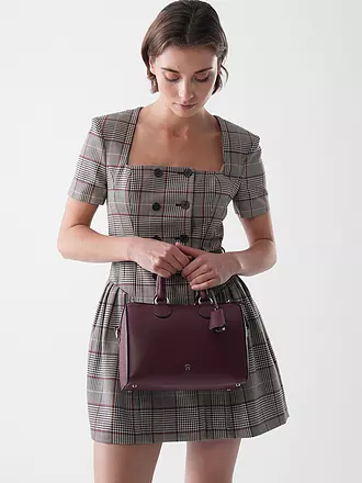 AIGNER | Sac en cuir - Sac à main DELIA Small | dunkelrot